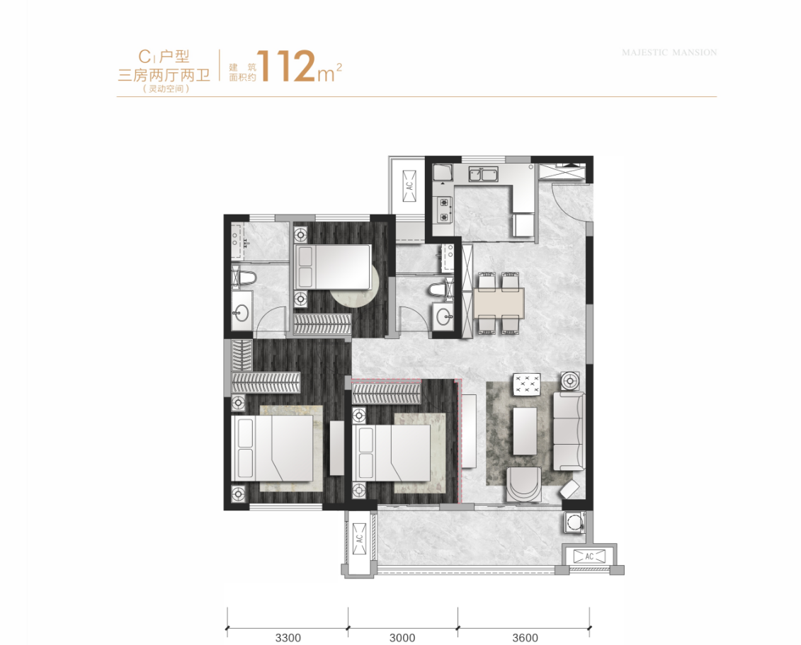 中海誉园  3室2厅2卫    63.0万 中海誉园  3室2厅2卫    63.0万室内图