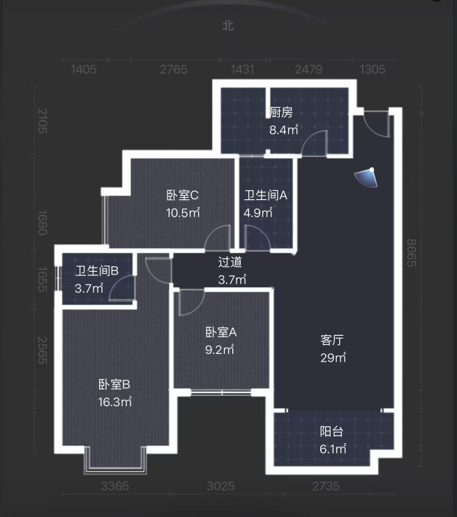 金水湾  3室2厅2卫   50.00万