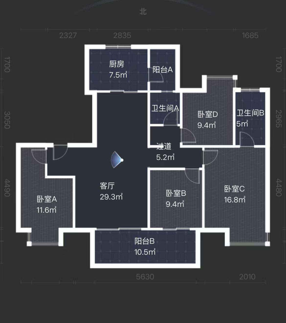 金科集美雅郡 4室2厅2卫 62.0万 金科集美雅郡 4室2厅2卫 62.0万室内图