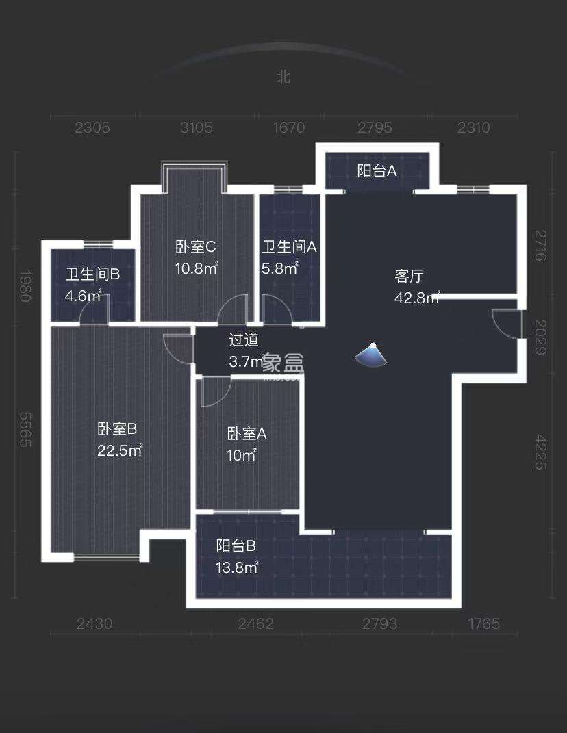 建设家园 3室2厅2卫 65.0万 建设家园 3室2厅2卫 65.0万室内图