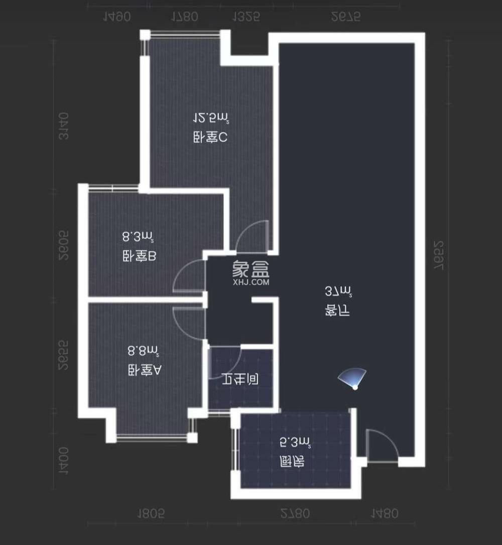 金水湾  3室2厅2卫    55.0万
