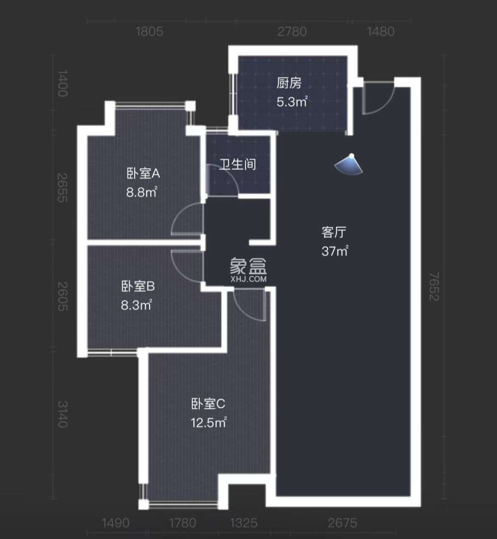金水湾 3室2厅2卫 65.0万 金水湾 3室2厅2卫 65.0万室内图