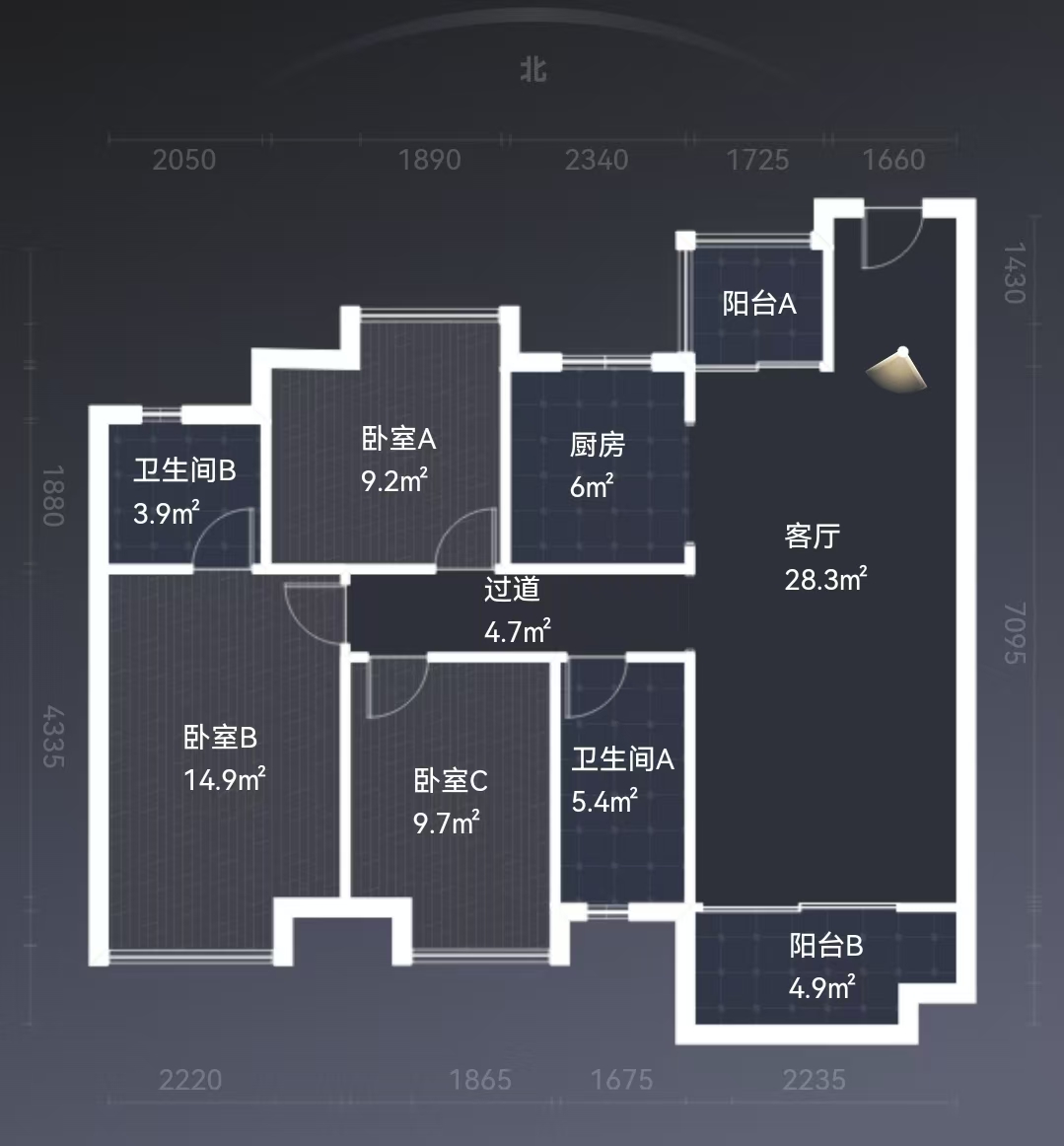 美的铂悦府  3室2厅2卫    50.0万 美的铂悦府  3室2厅2卫    50.0万室内图