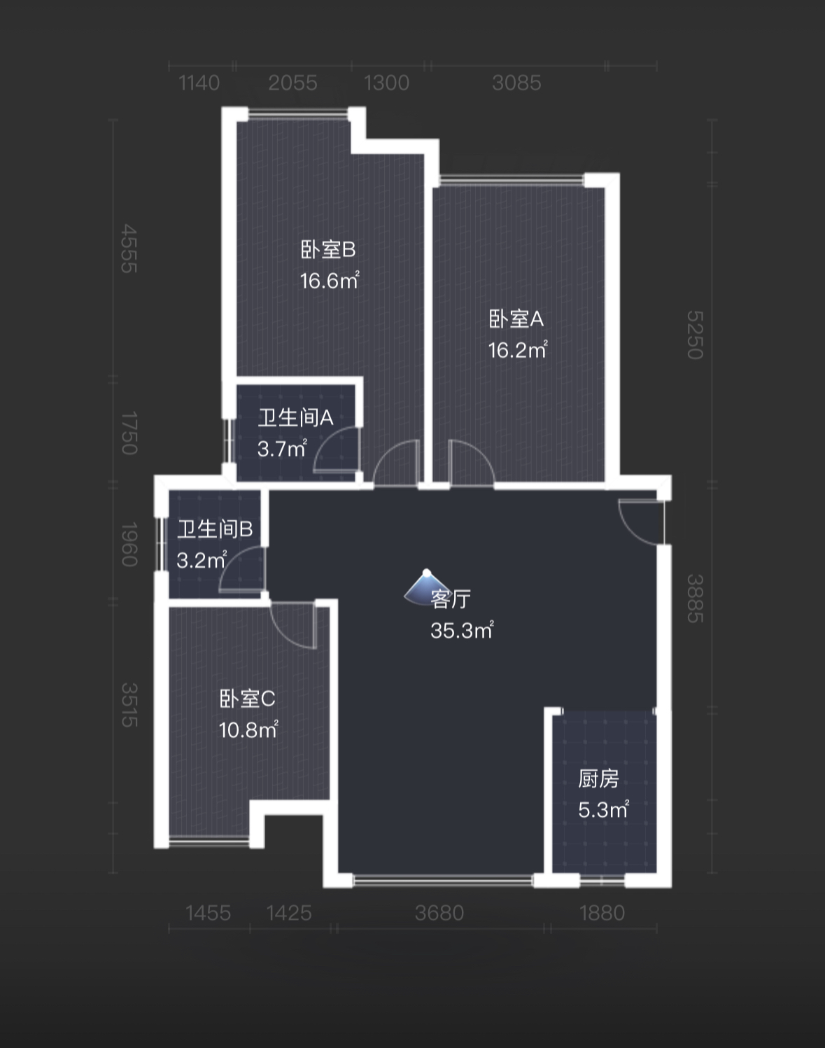 西郡佳园  3室2厅2卫    45.0万