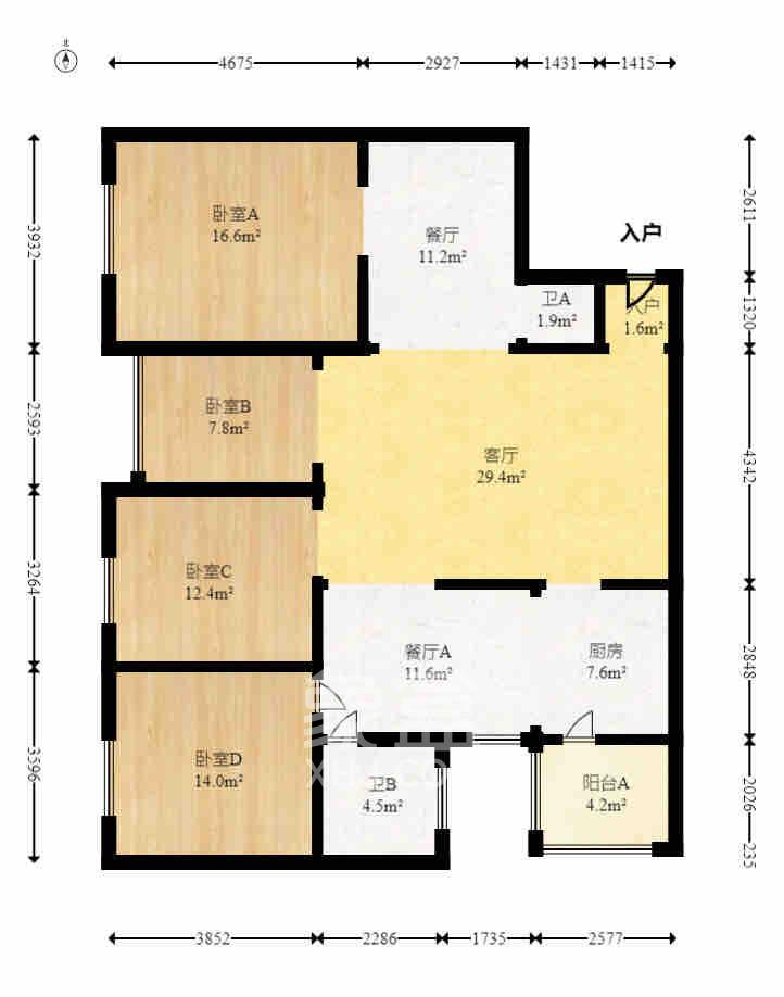 湘府东苑  3室2厅2卫    111.0万其他