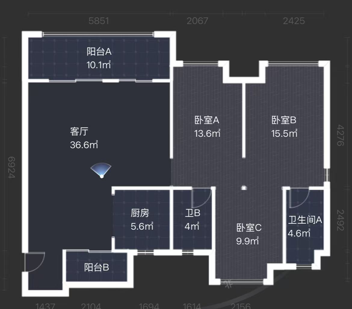 建发央著  4室2厅2卫   95.80万