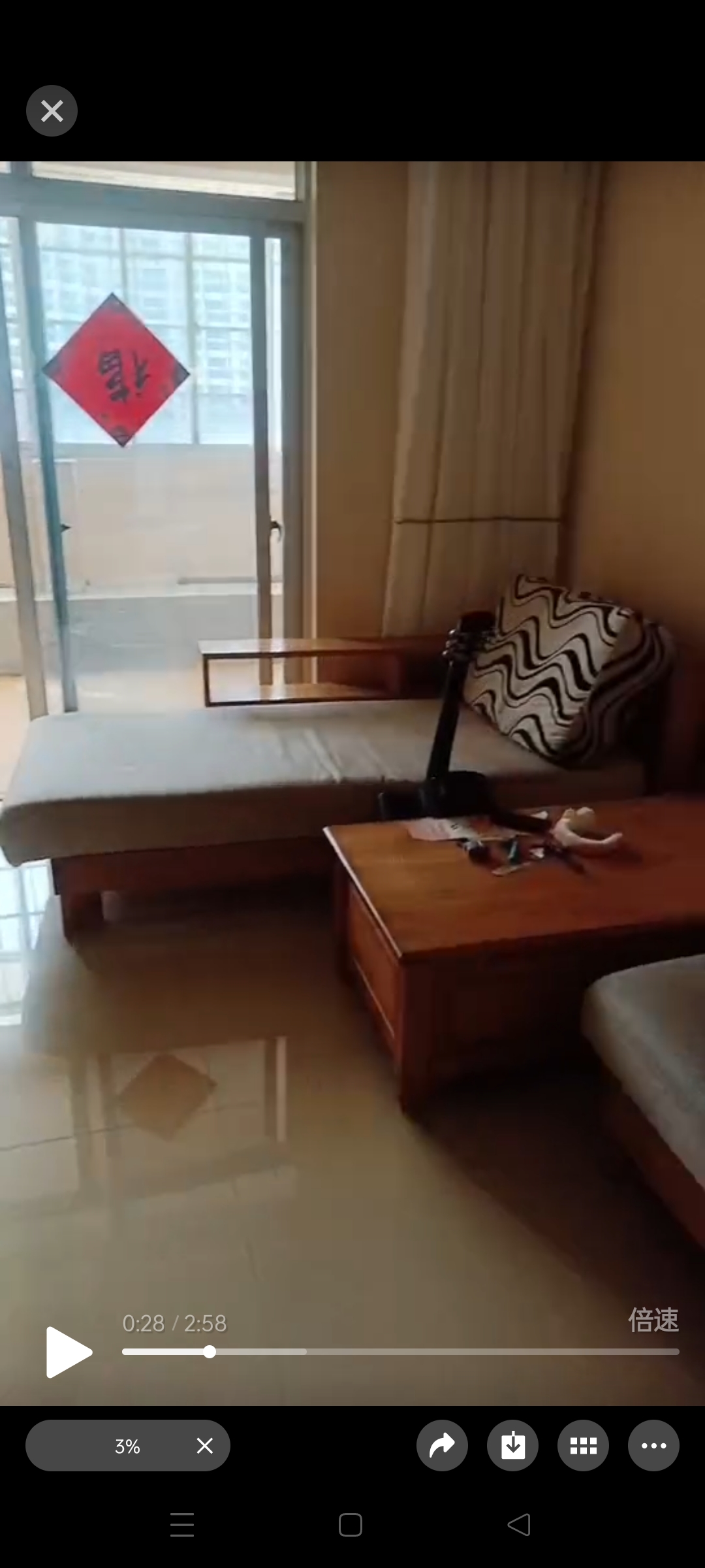 滨江度假城 2室1厅1卫 2600.0元/月 滨江度假城 2室1厅1卫 2600.0元/月室内图