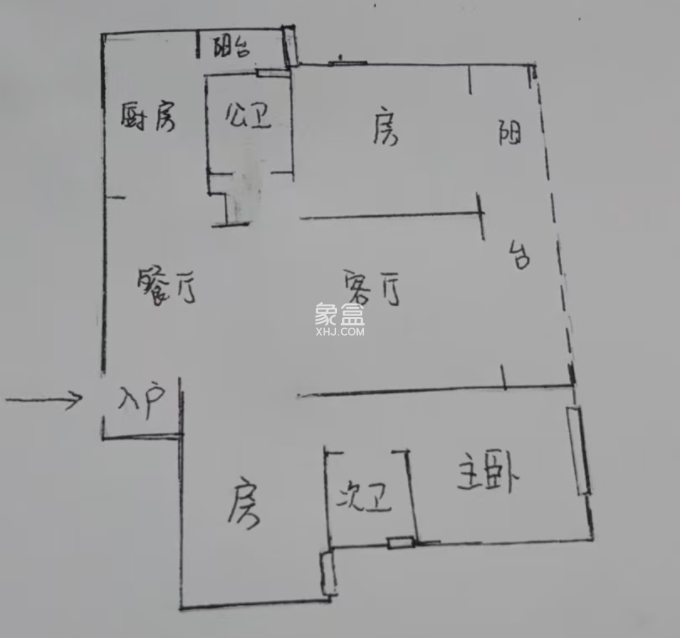 青龙湾（中央小镇）  3室2厅2卫   50.00万