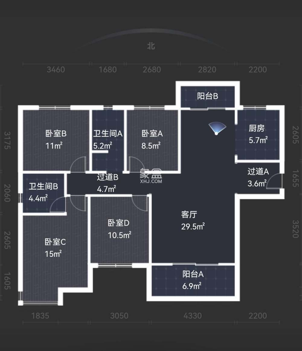 中建玥熙台  4室2厅2卫   66.00万