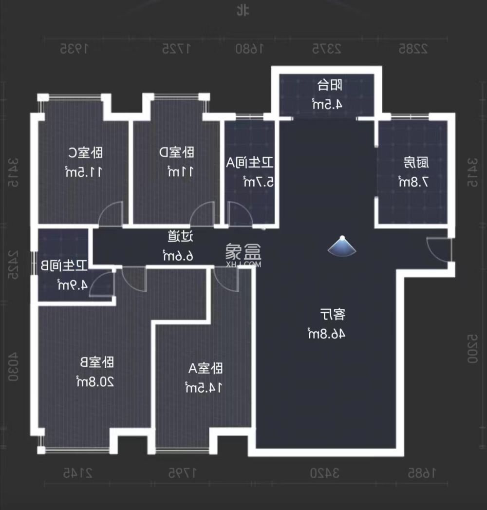 金水湾 4室2厅2卫 76.0万 金水湾 4室2厅2卫 76.0万室内图