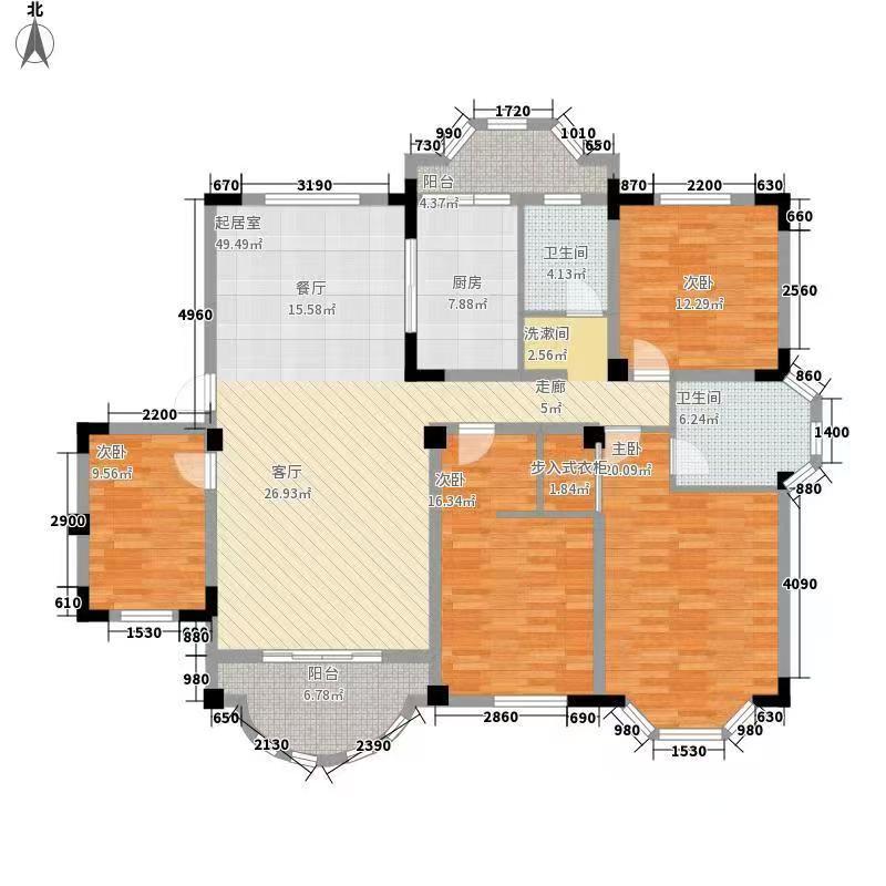 京海湖综合楼  3室2厅2卫   1850.00元/月室内图1