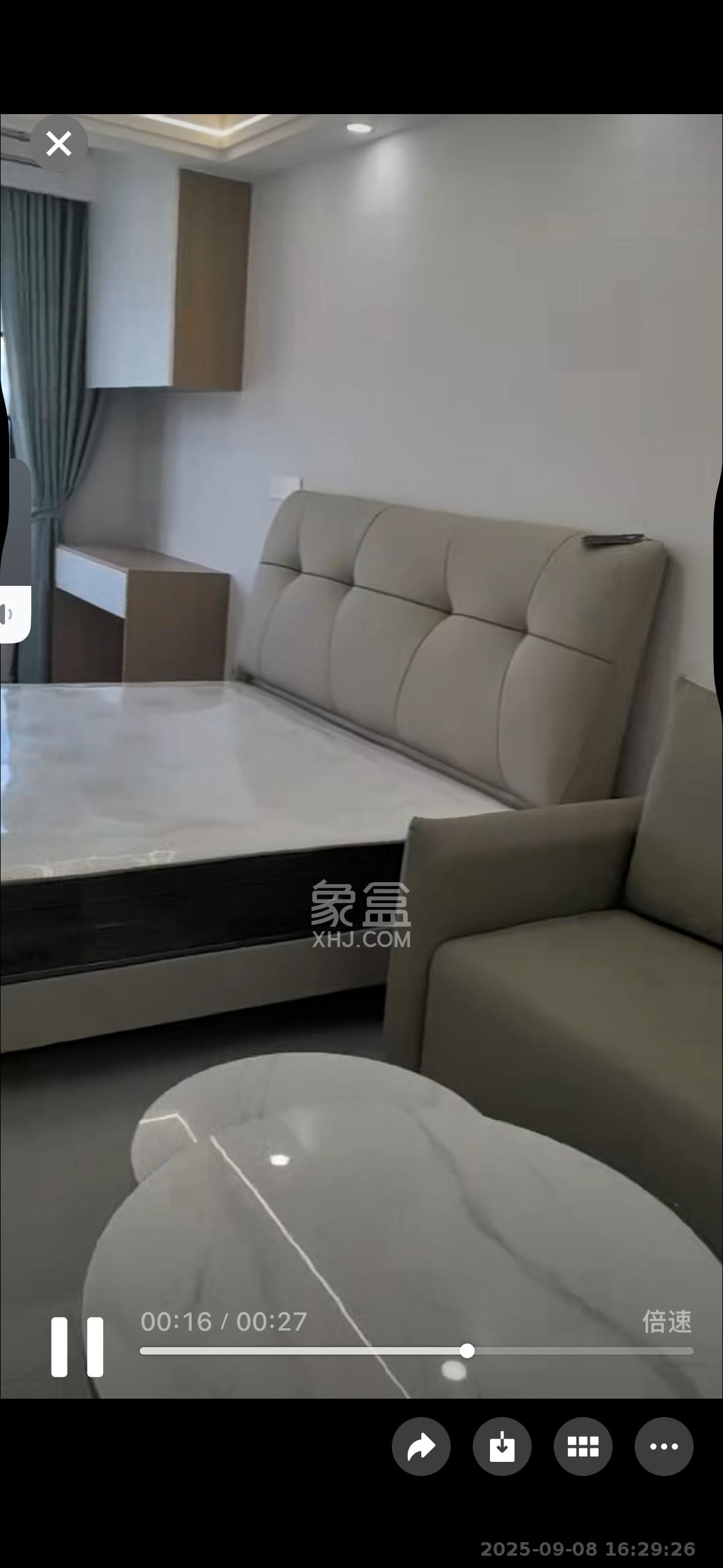 中海珑悦府  1室1厅1卫   1400.00元/月室内图