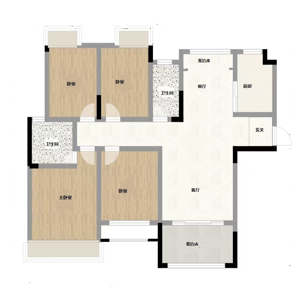 西郡佳园  4室2厅2卫    52.0万 西郡佳园  4室2厅2卫    52.0万室内图