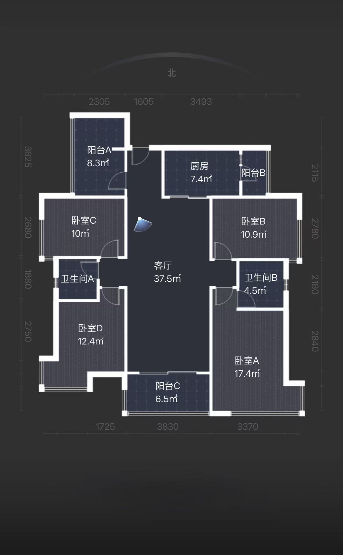 蓝溪谷  5室2厅2卫    66.8万