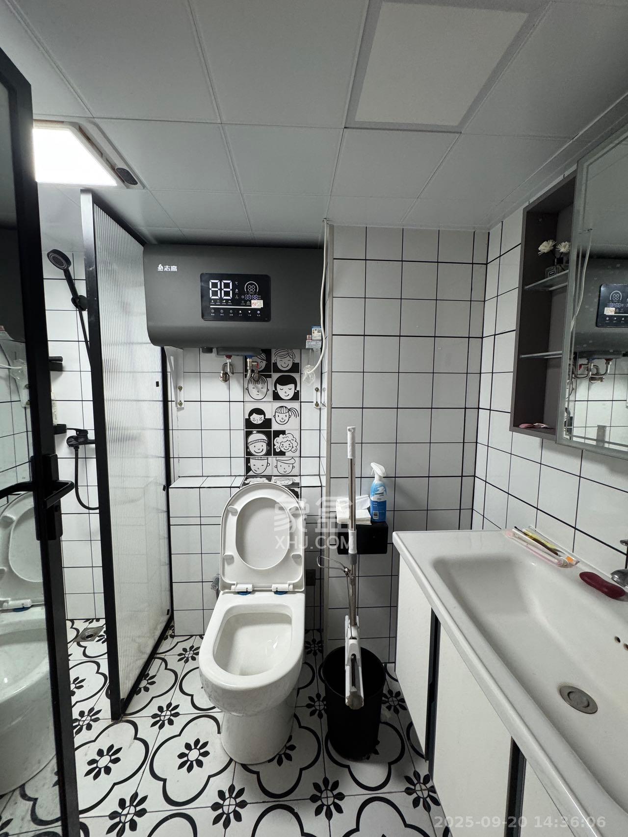 龙湖铂金岛  2室1厅1卫    2400.0元/月室内图