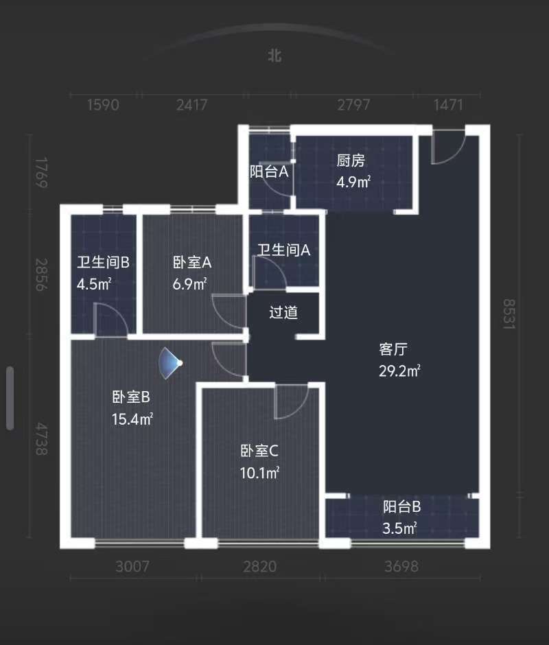美的铂悦府  3室2厅2卫    49.8万 美的铂悦府  3室2厅2卫    49.8万室内图