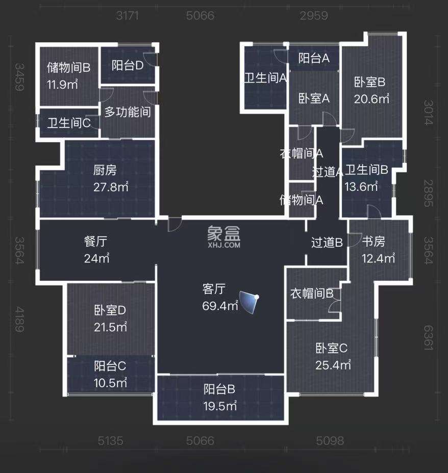 奥园养生城  6室3厅3卫    388.0万