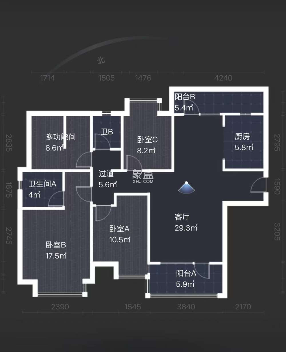 当代尚品苑  4室2厅2卫    56.0万