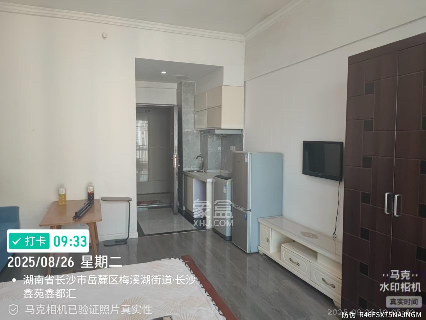 梅溪鑫苑名家  1室1厅1卫    1200.0元/月室内图