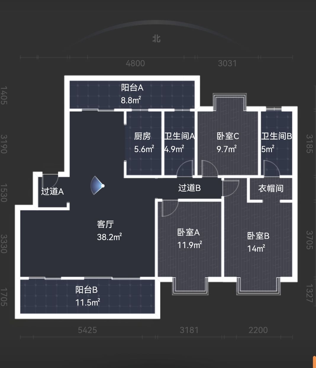 城际空间站 4室2厅2卫 81.8万 城际空间站 4室2厅2卫 81.8万室内图