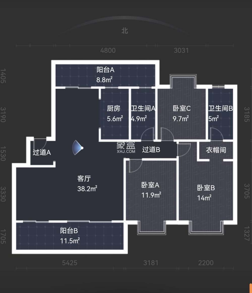 城际空间站  4室2厅2卫    81.8万