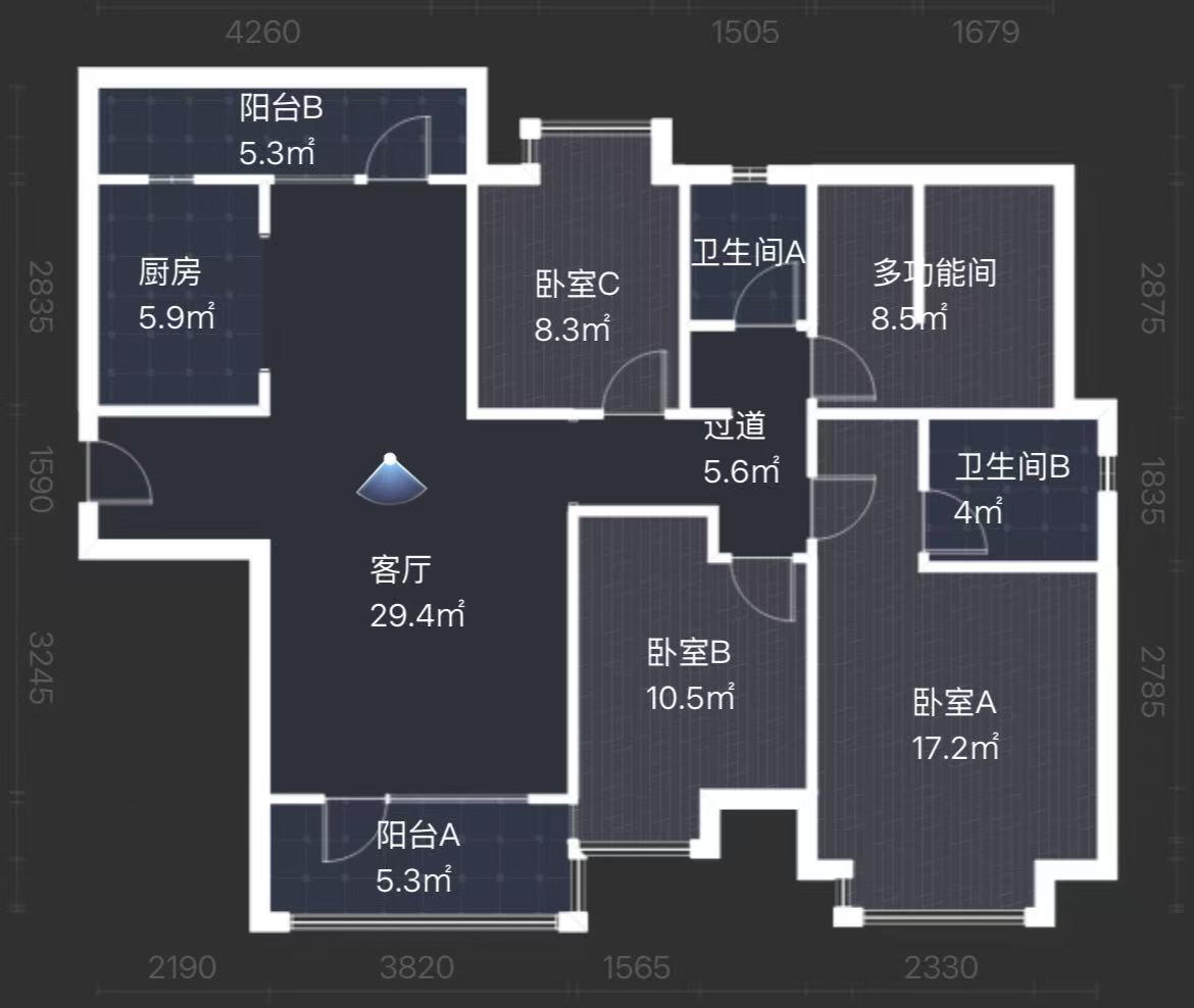 当代尚品苑 4室2厅2卫 60.0万 当代尚品苑 4室2厅2卫 60.0万室内图