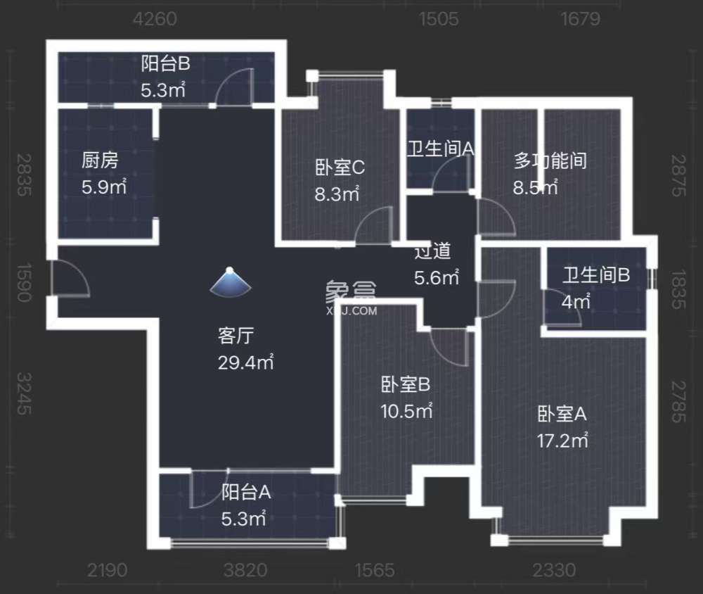 当代尚品苑  4室2厅2卫    60.0万