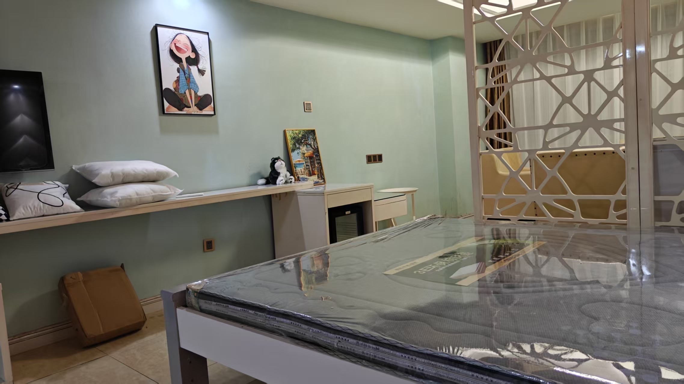 财智公馆大厦(瑞士国际酒店) 1室1厅1卫 1200.0元/月 财智公馆大厦(瑞士国际酒店) 1室1厅1卫 1200.0元/月室内图