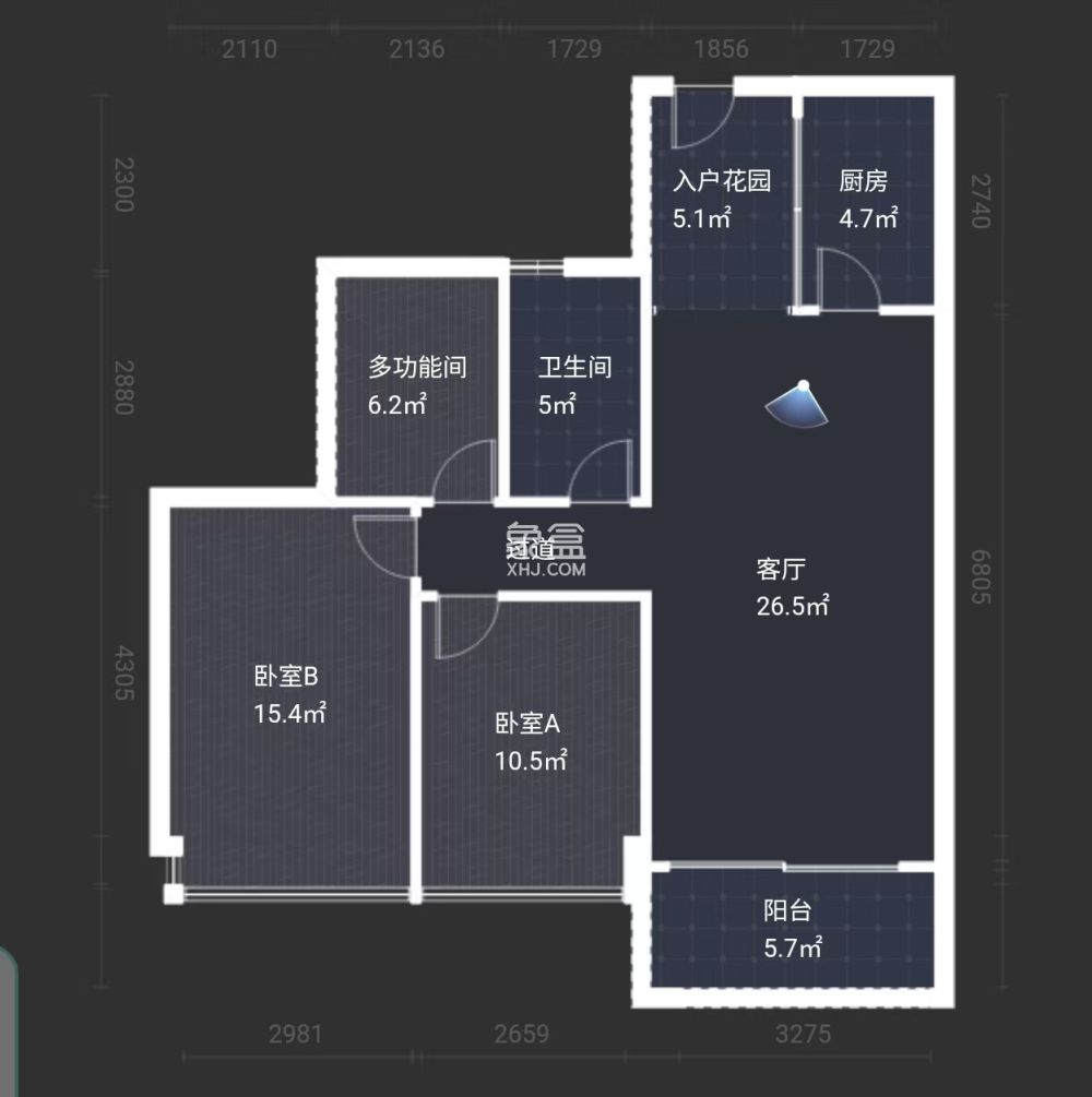 经世龙城  3室2厅1卫    48.0万