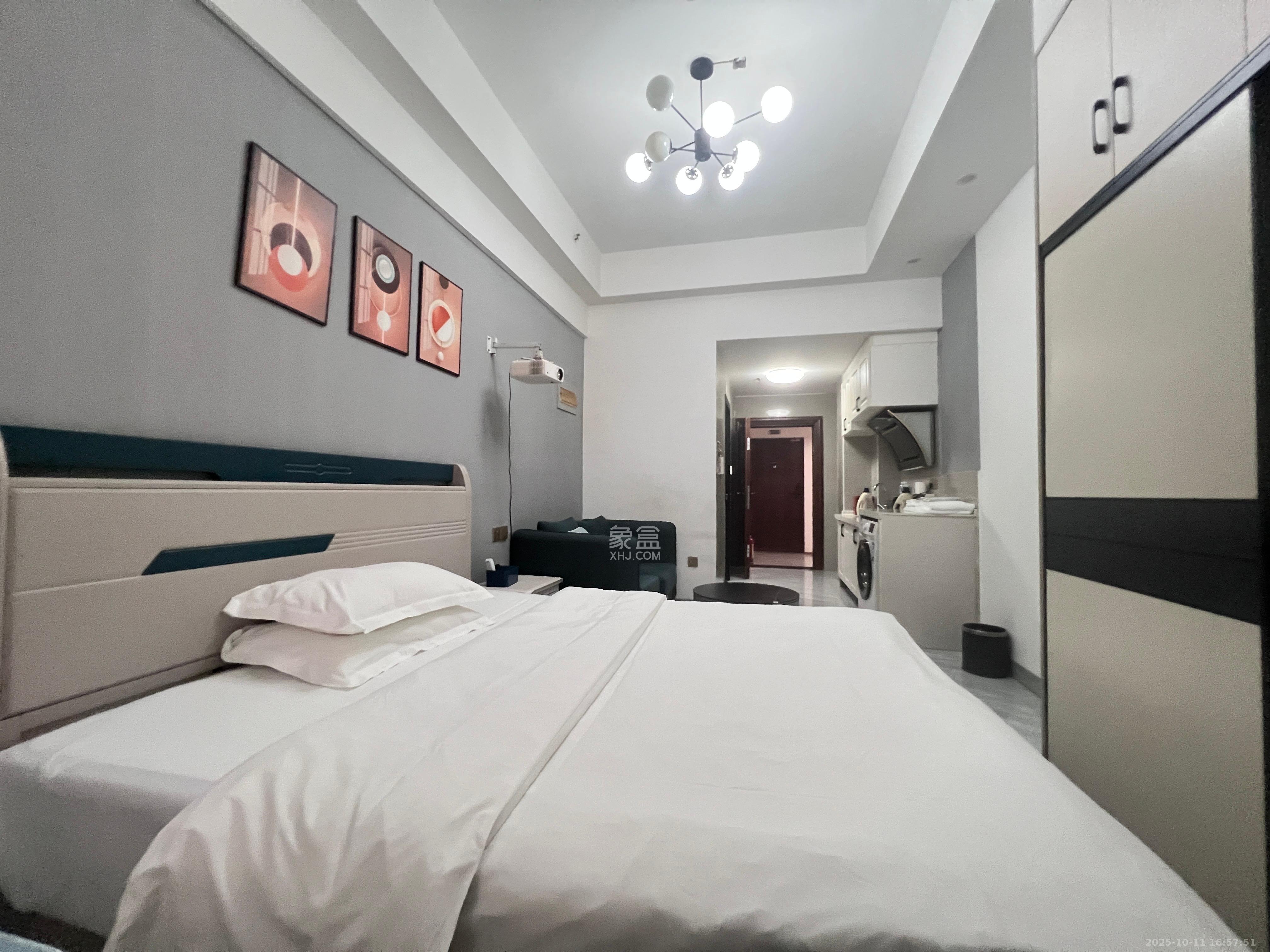 长沙高铁吾悦广场 1室1厅1卫 1400.0元/月 长沙高铁吾悦广场 1室1厅1卫 1400.0元/月室内图