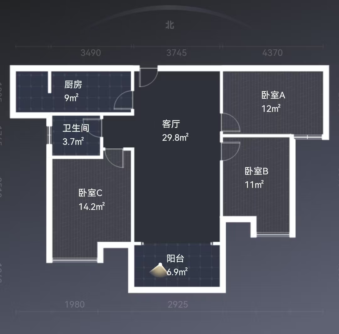 山水豪庭 3室1厅1卫 50.0万 山水豪庭 3室1厅1卫 50.0万室内图
