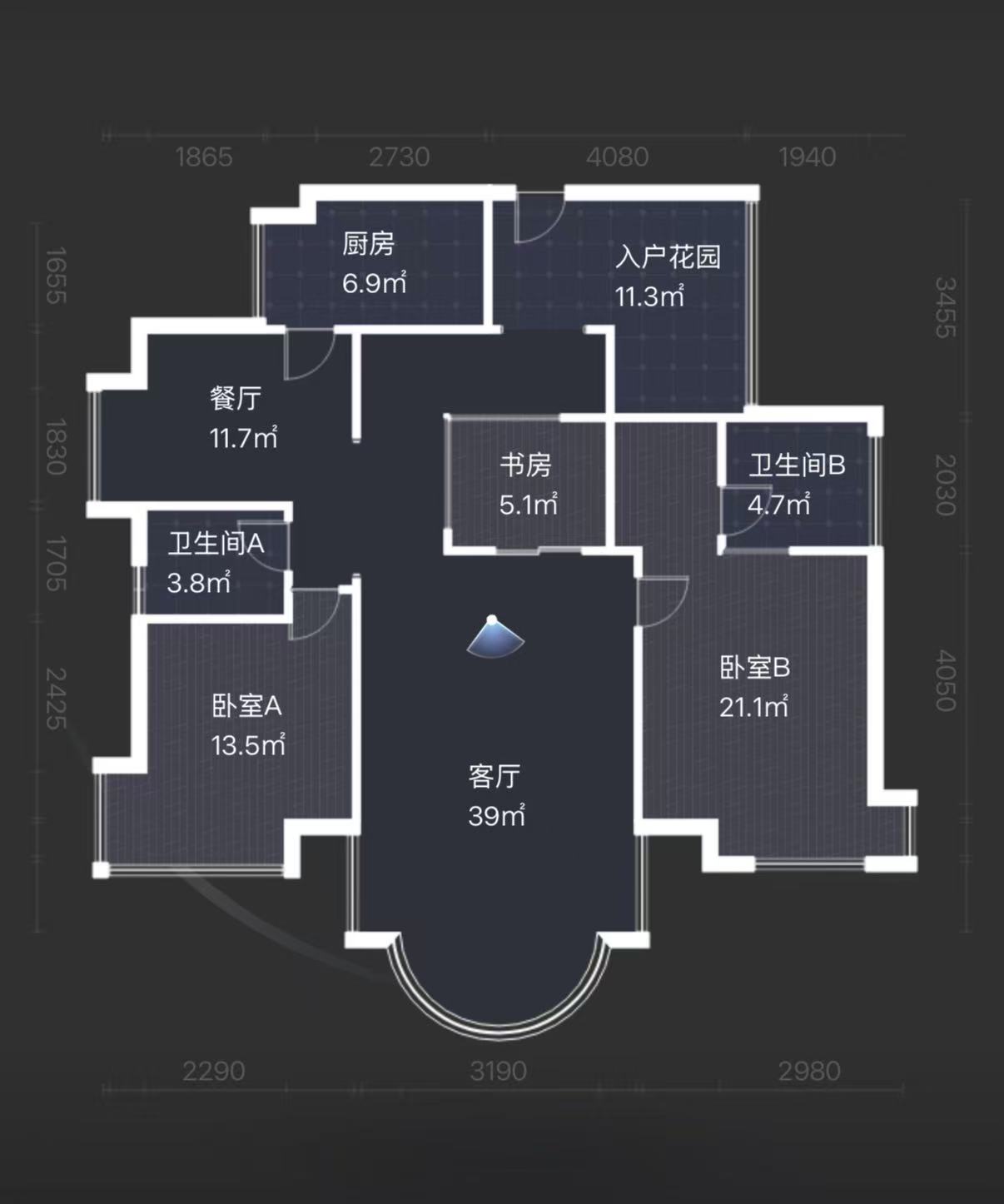 株洲锦绣江山  3室2厅2卫    56.8万室内图