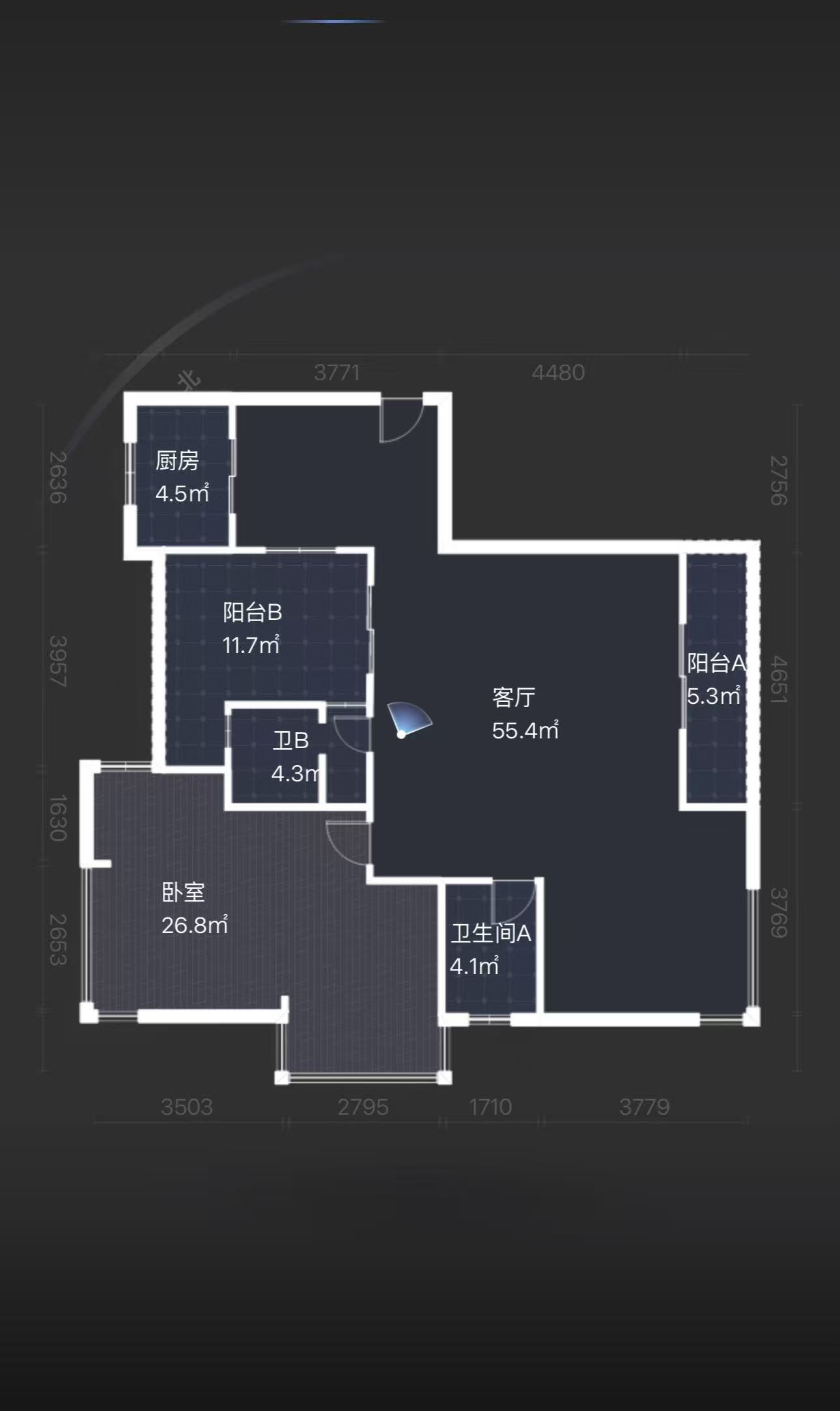 金域半岛  4室2厅2卫    55.6万