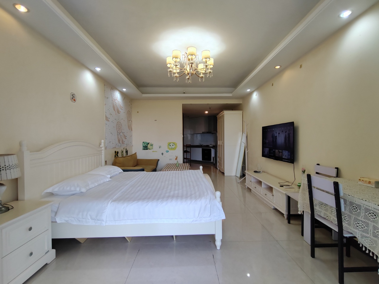 恒大海口湾二期 1室0厅1卫 2300.0元/月 恒大海口湾二期 1室0厅1卫 2300.0元/月室内图