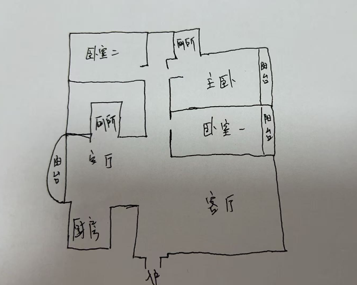 康华小区  3室2厅2卫    45.0万室内图