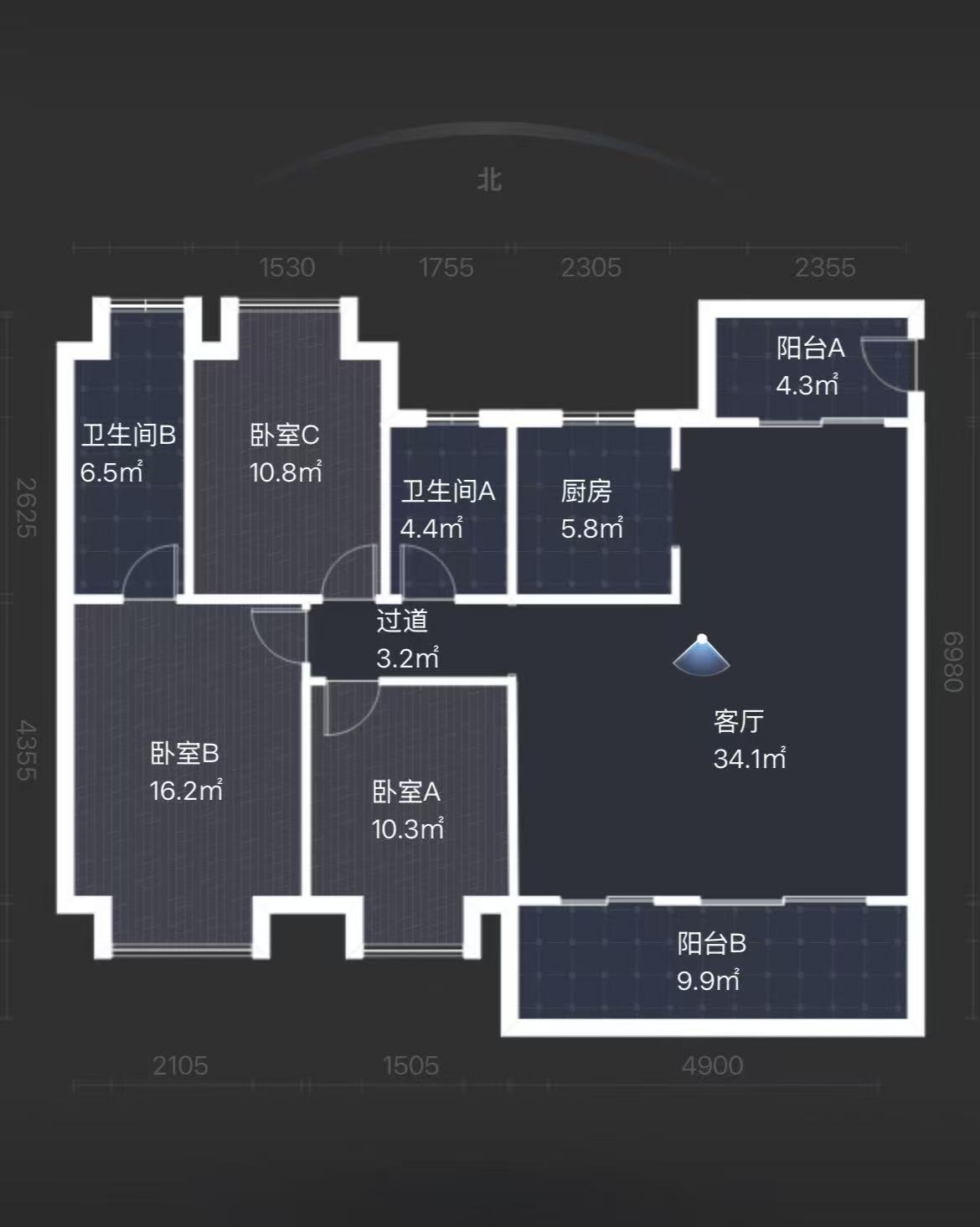 葛宁悦东方  4室2厅2卫    78.0万