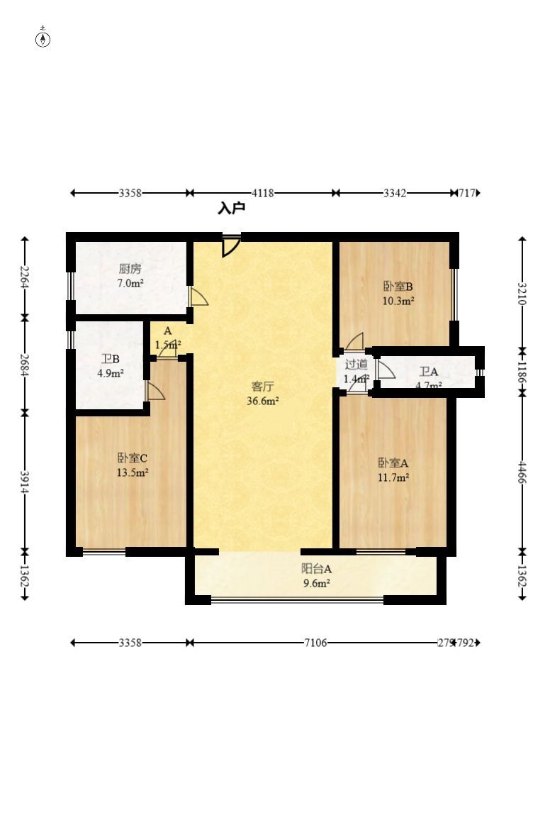 中建嘉和城凤凰台(中建瑞兴家园)  3室2厅2卫    2300.0元/月 中建嘉和城凤凰台(中建瑞兴家园)  3室2厅2卫    2300.0元/月户型图