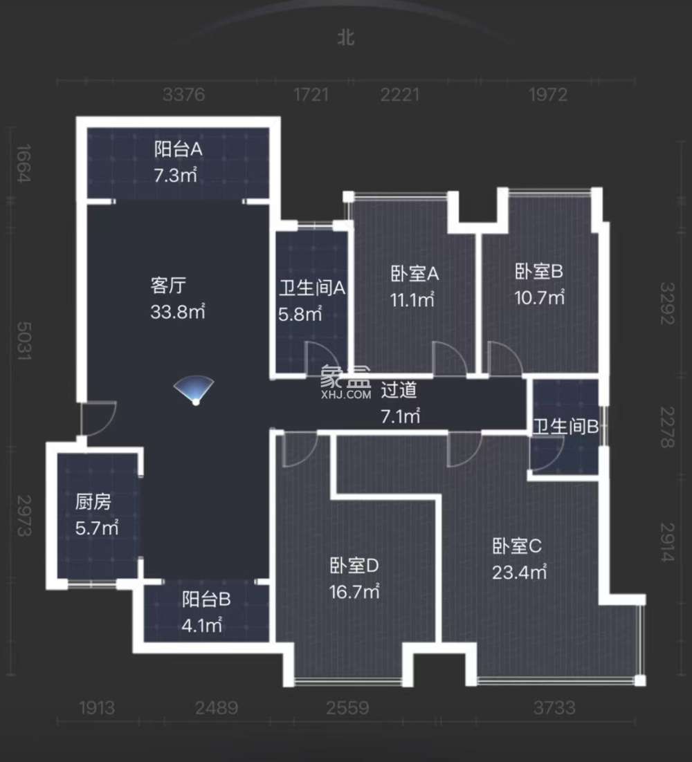 华晨神农湾  4室2厅2卫    105.0万