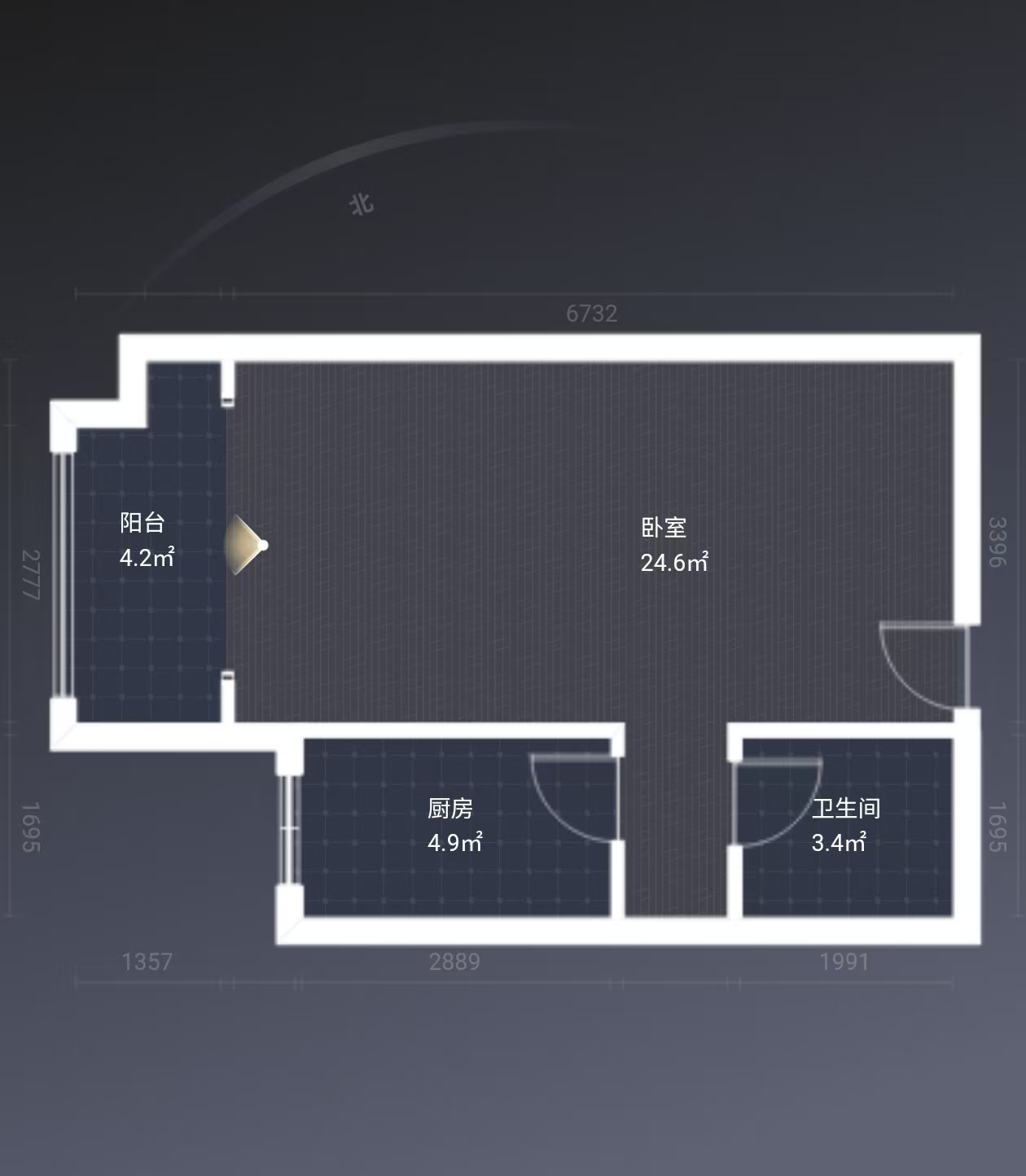 栗雨香堤 1室1厅1卫 19.8万 栗雨香堤 1室1厅1卫 19.8万室内图