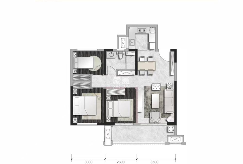 中海学府里  3室2厅1卫    55.0万 中海学府里  3室2厅1卫    55.0万室内图