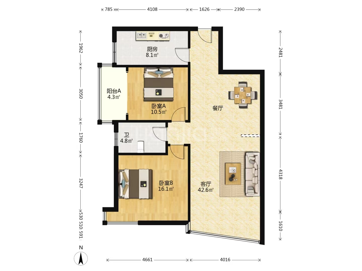 圣华名城建设北路110号  3室2厅1卫    35.0万 圣华名城建设北路110号  3室2厅1卫    35.0万室内图