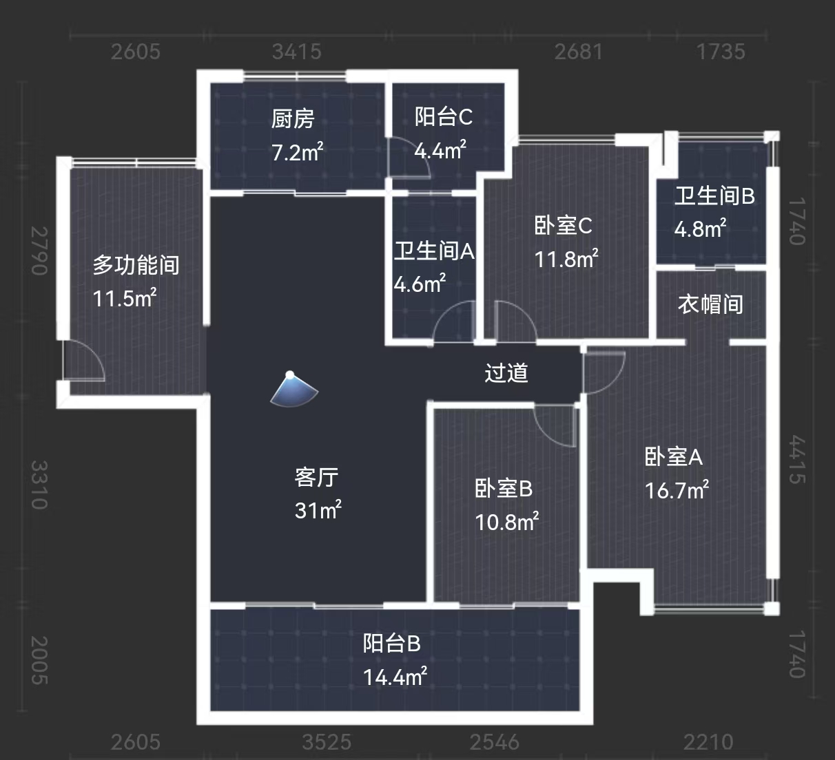 壹品熙园 4室2厅2卫 75.0万 壹品熙园 4室2厅2卫 75.0万室内图