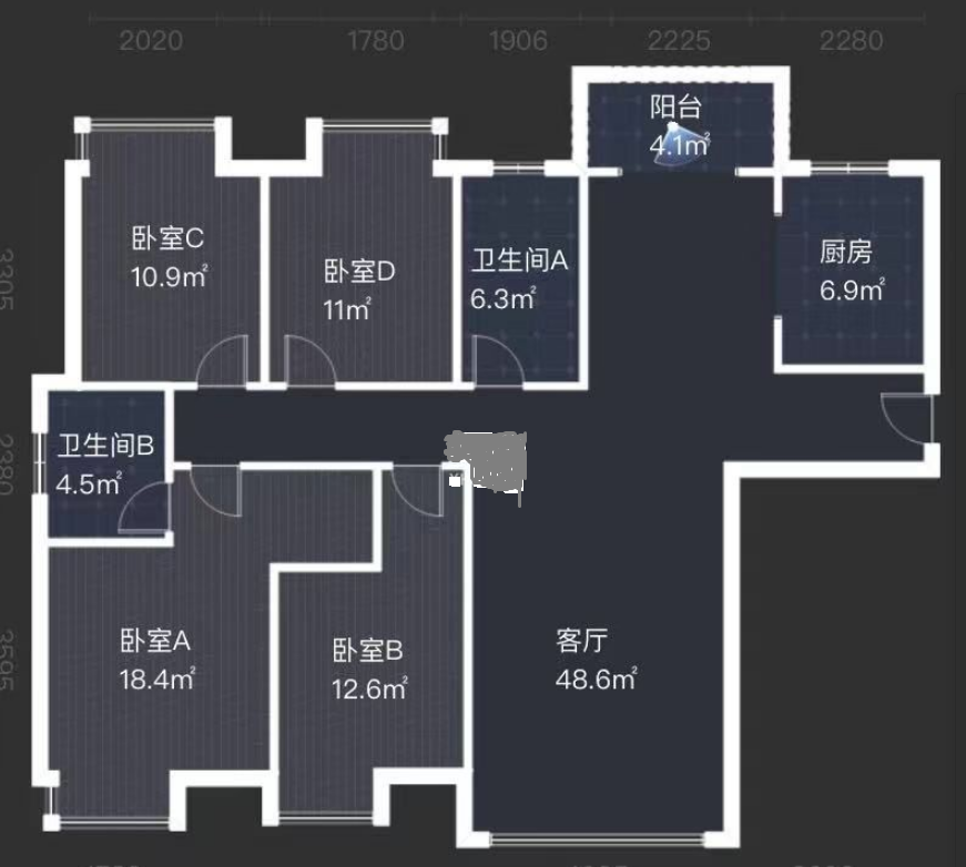 金水湾 4室2厅2卫 68.0万 金水湾 4室2厅2卫 68.0万室内图