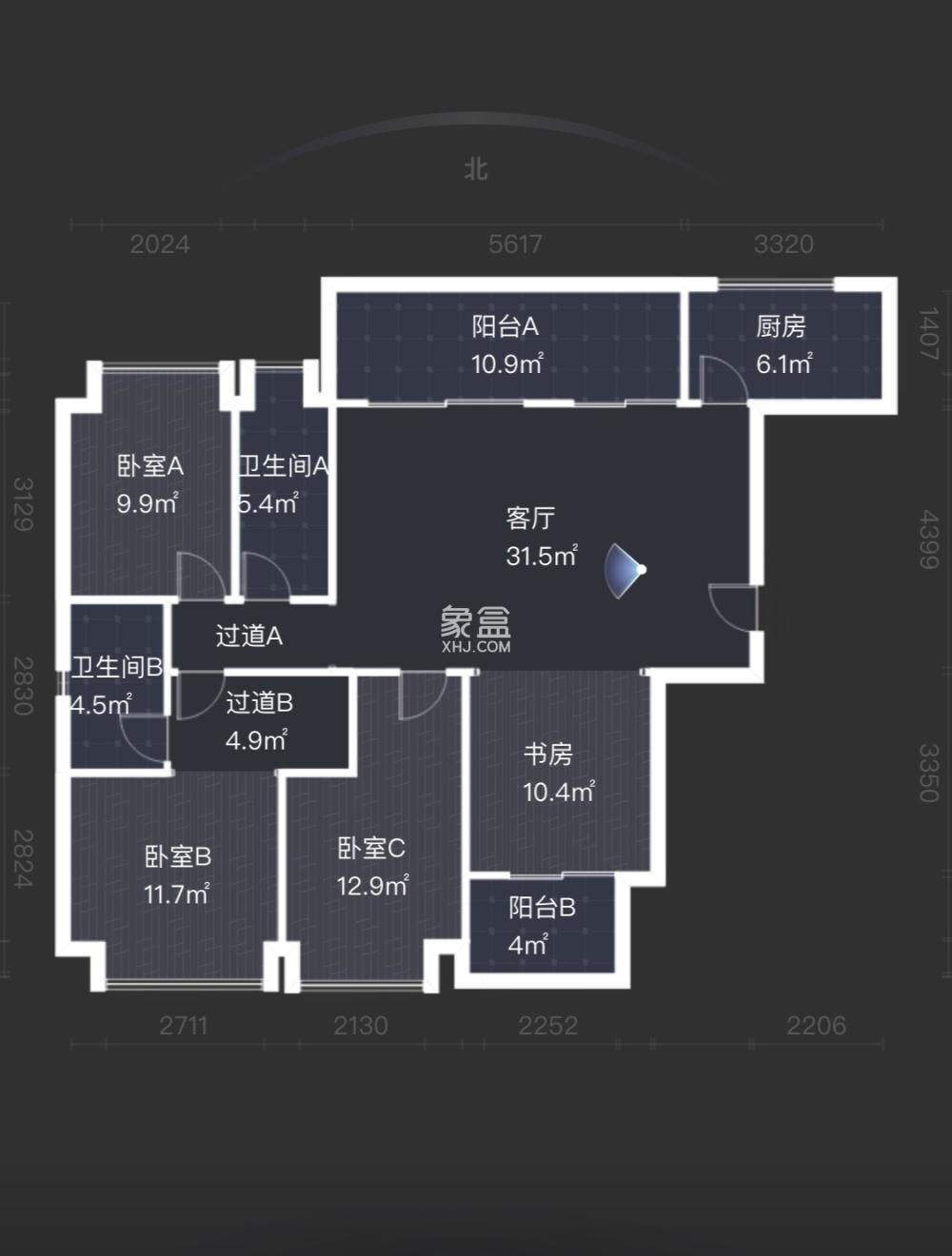 尚格阅天下  4室2厅2卫    90.0万