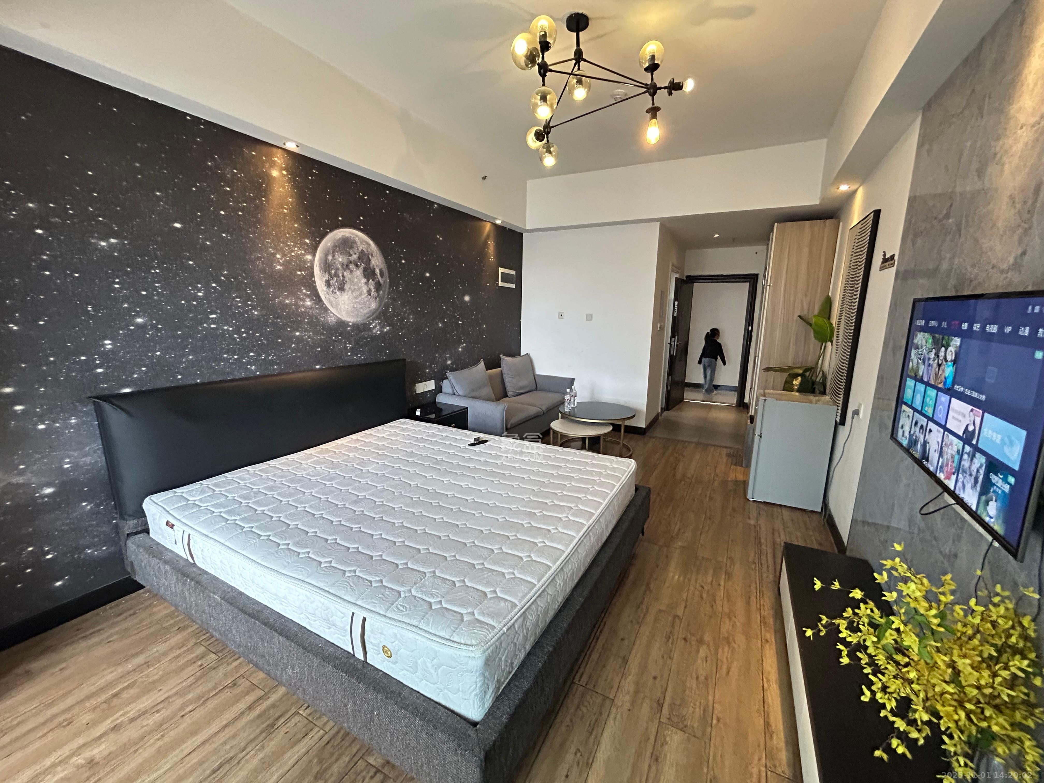 梅溪国际公寓（步步高新天地）  1室1厅1卫    1400.0元/月室内图