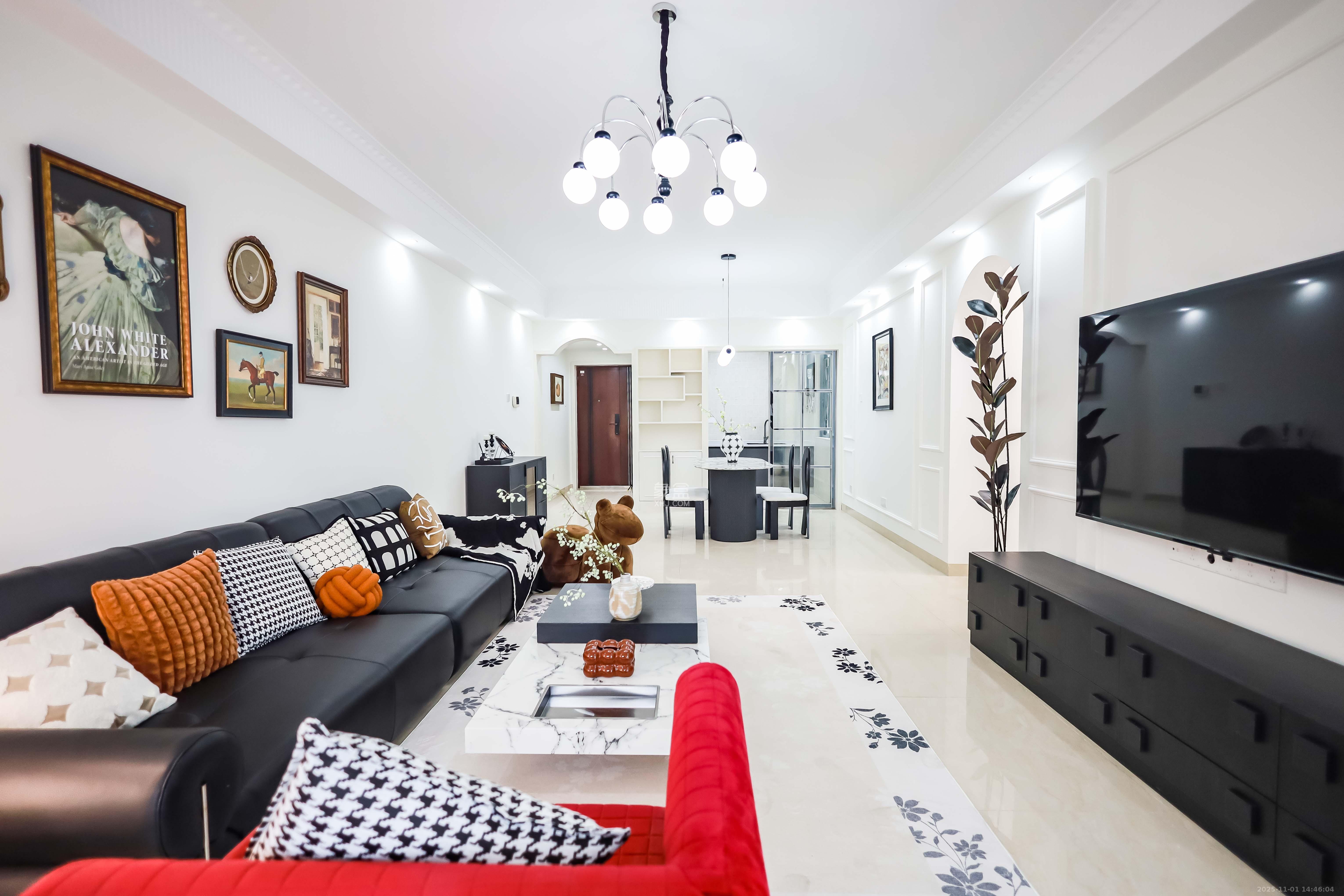 莱茵城  3室2厅1卫    99.8万客厅