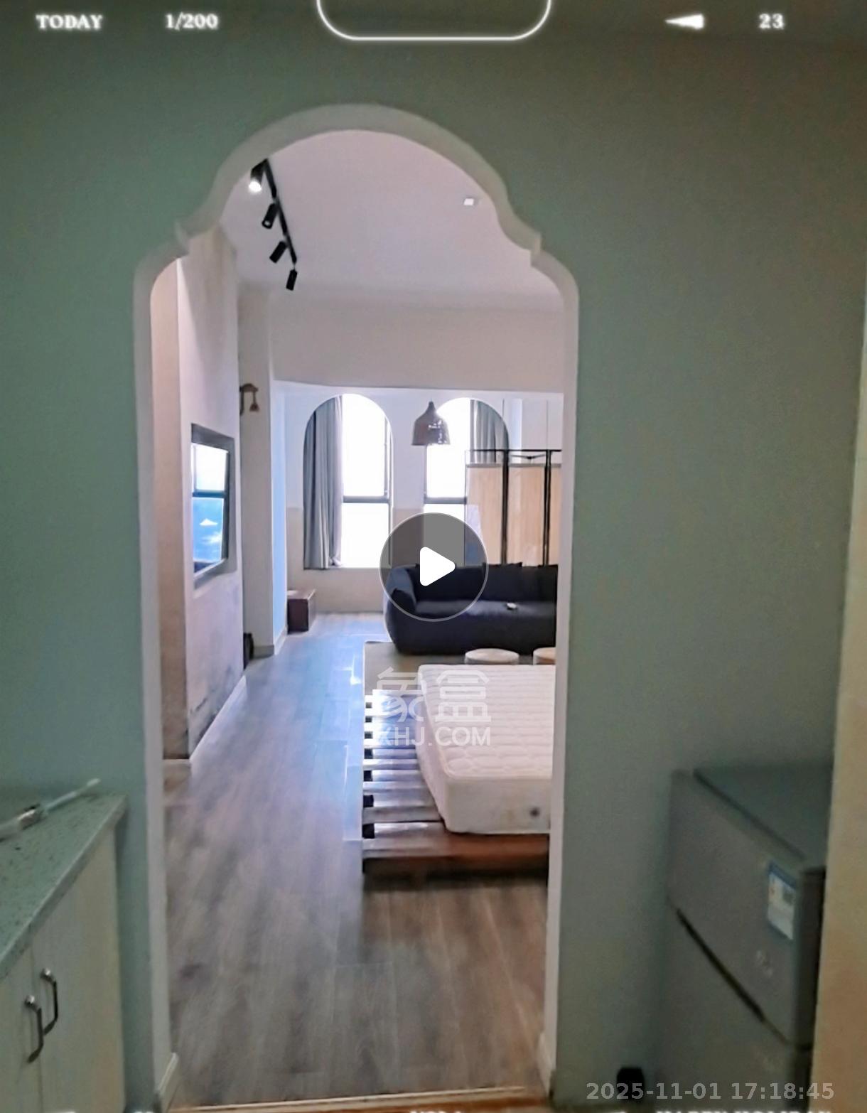 梅溪国际公寓（步步高新天地）  1室1厅1卫    1500.0元/月室内图