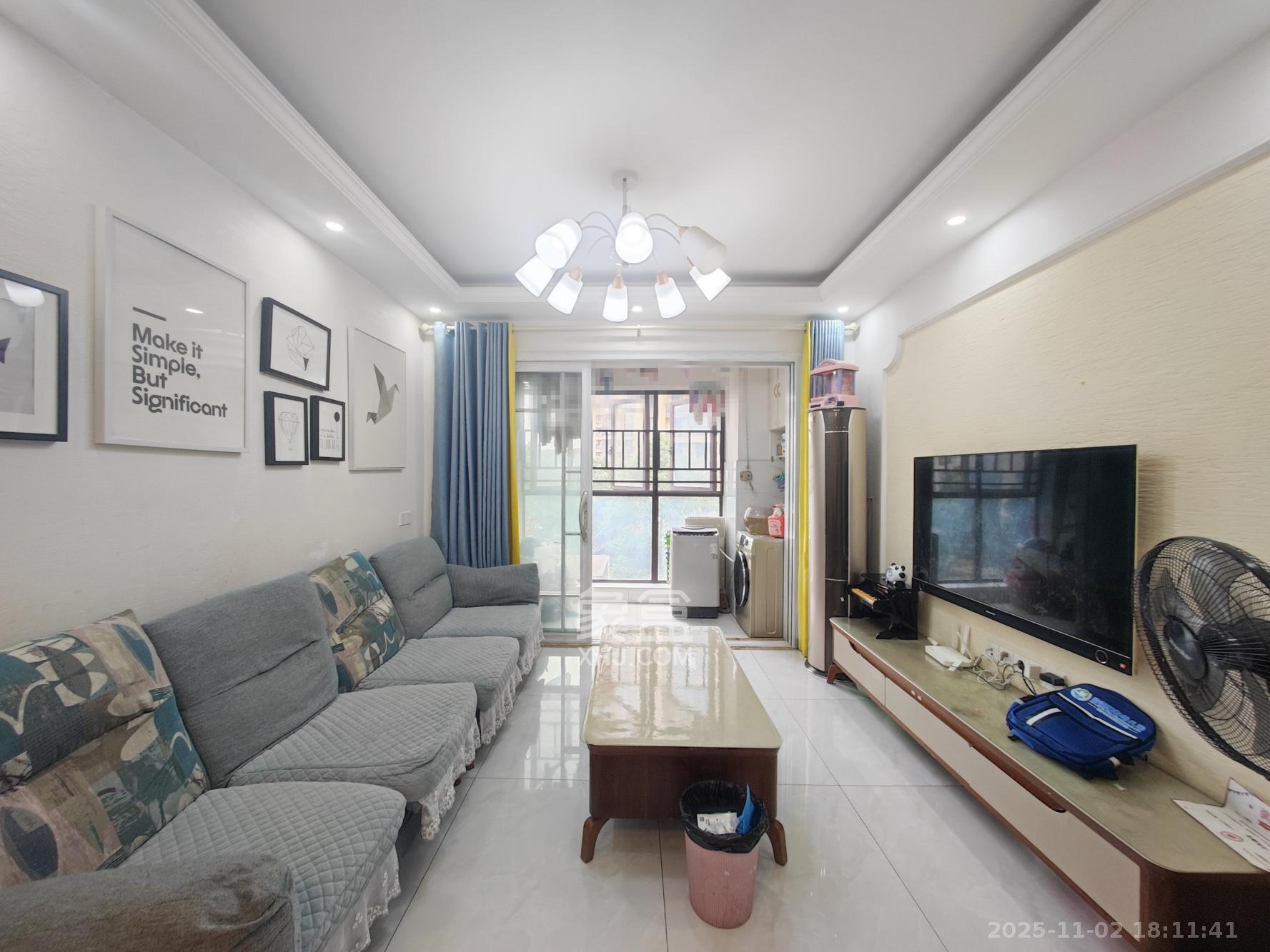 卓越蔚蓝城邦  3室1厅1卫    72.0万室内图1