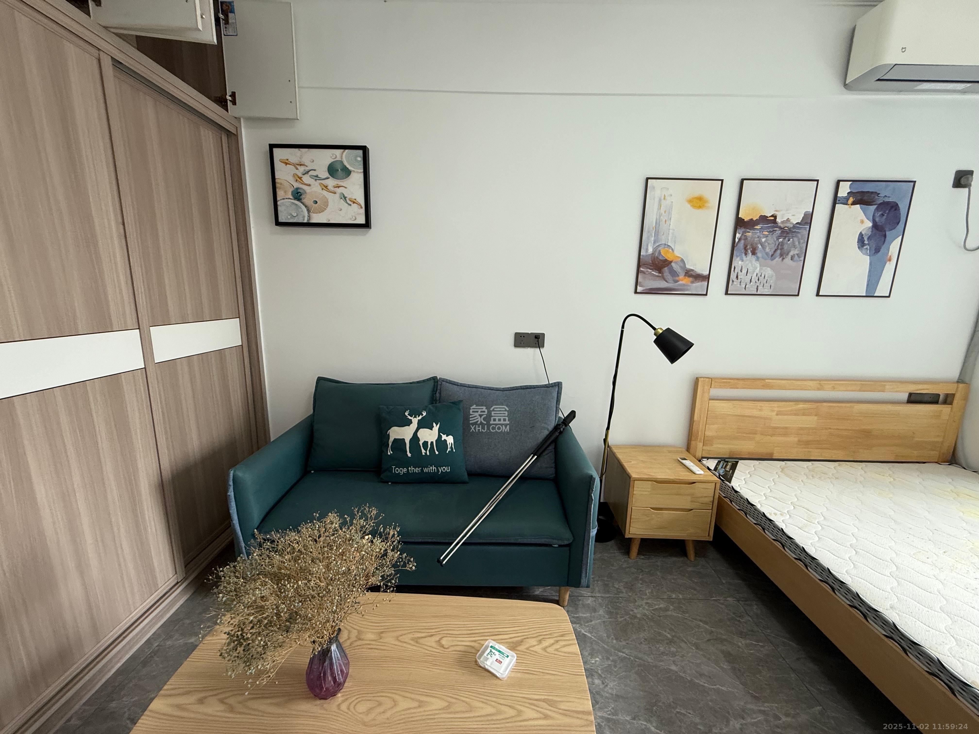 龙湖湘江星座（祺鑫星座公寓）  1室1厅1卫    1500.0元/月室内图