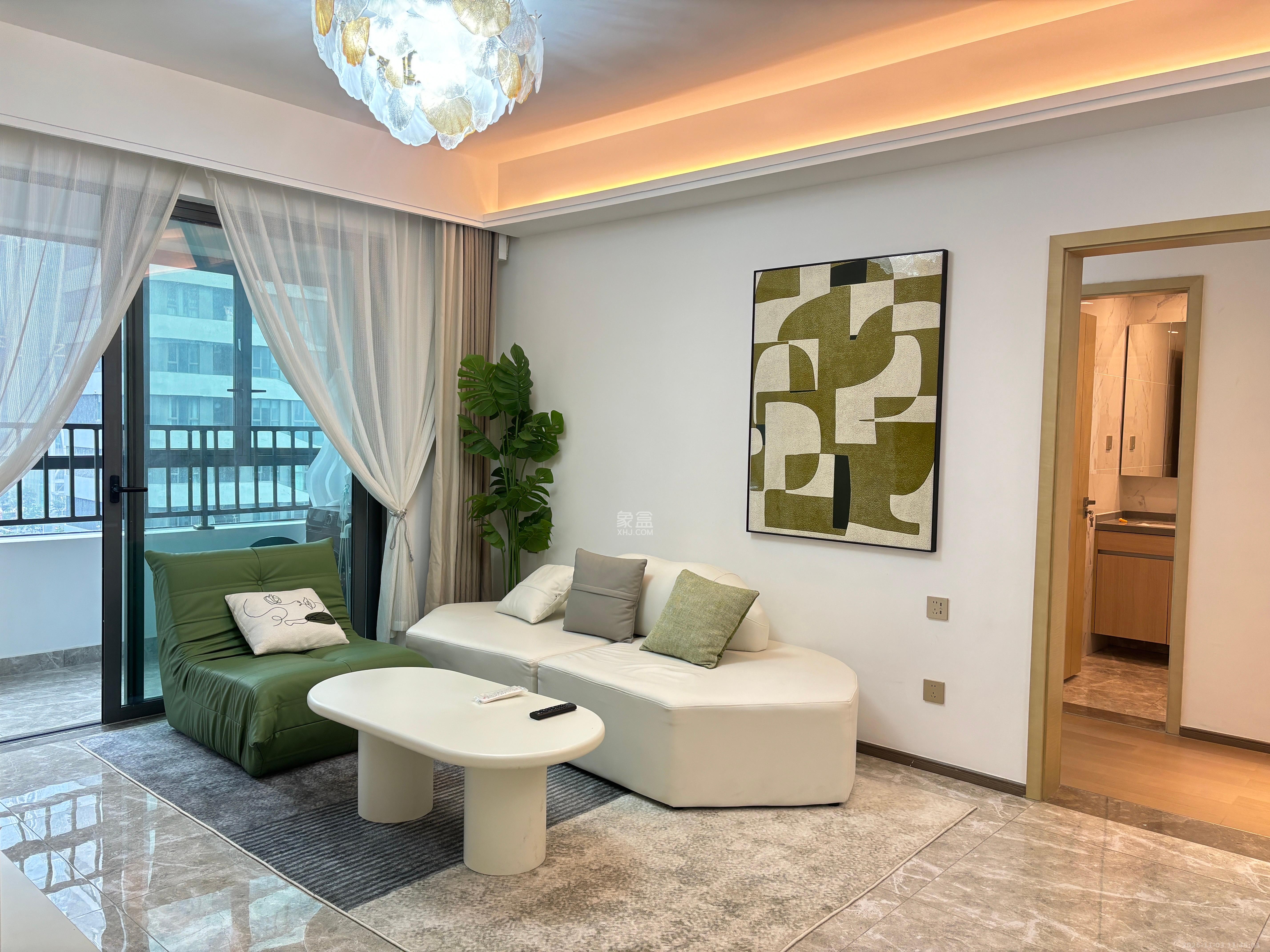 复地滨江金融中心 3室2厅2卫 4600.0元/月 复地滨江金融中心 3室2厅2卫 4600.0元/月室内图